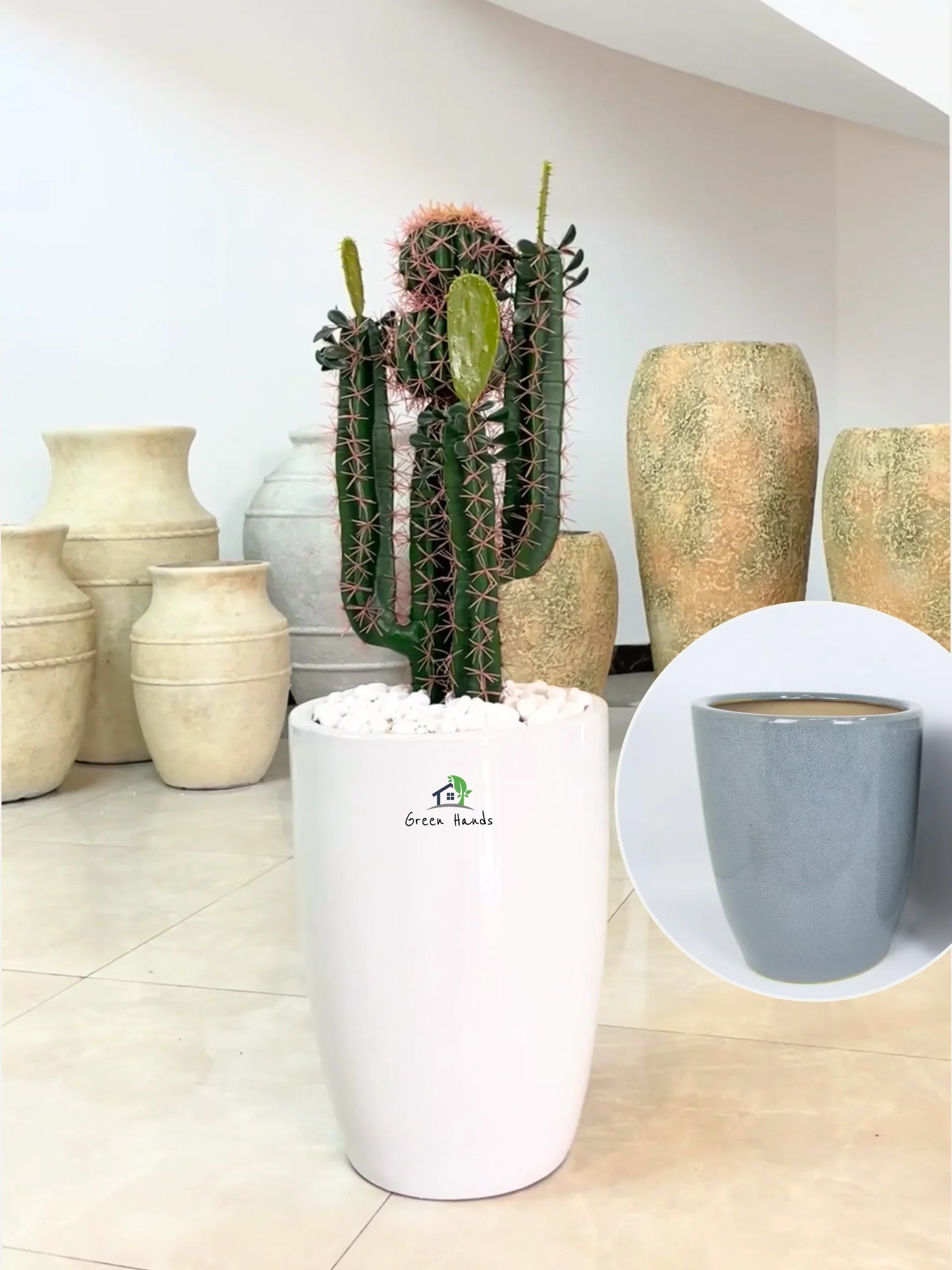 Artificial-Cactus-90-cm-in-Grey-Ceramic-Pot