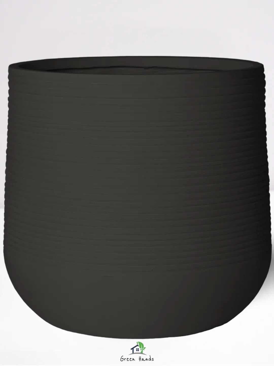 2XL-Round-Plant-Pot-Moonlit-Elegance-Fiber-Pot-Matte-Black