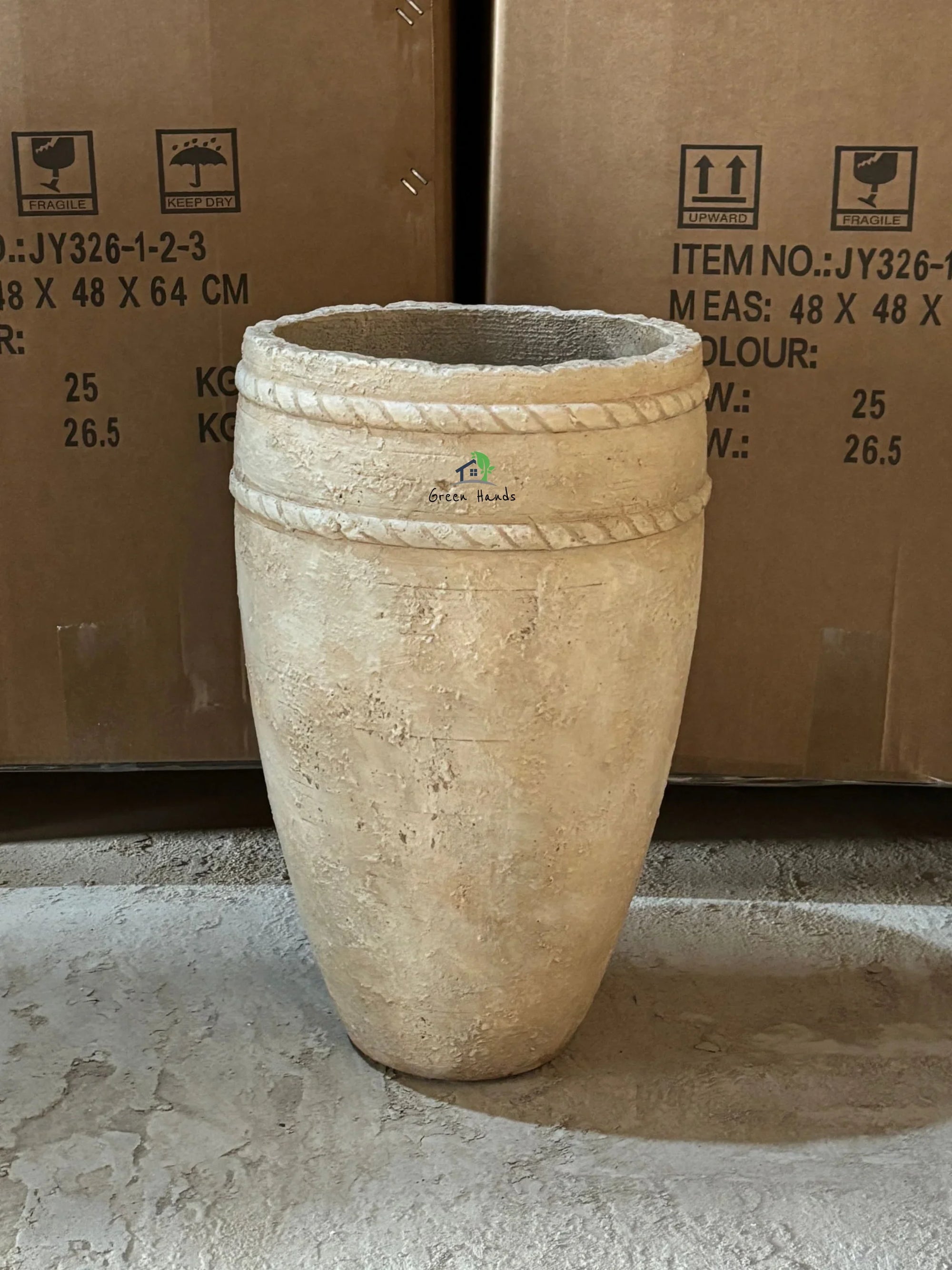 Antique-Old-World-Charm-Cement-Planter-M-2