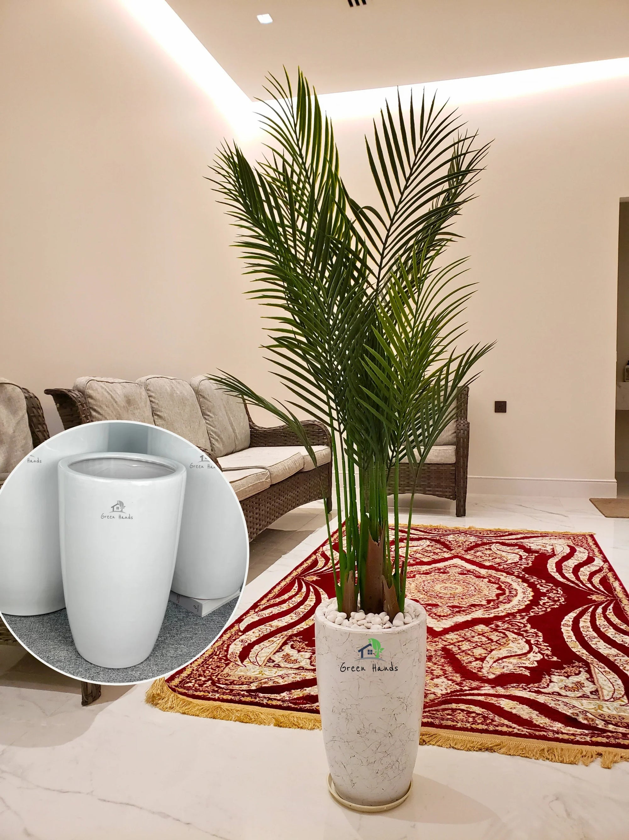 Artificial-Areca-Palm-140-cm-in-White-Ceramic-Pot