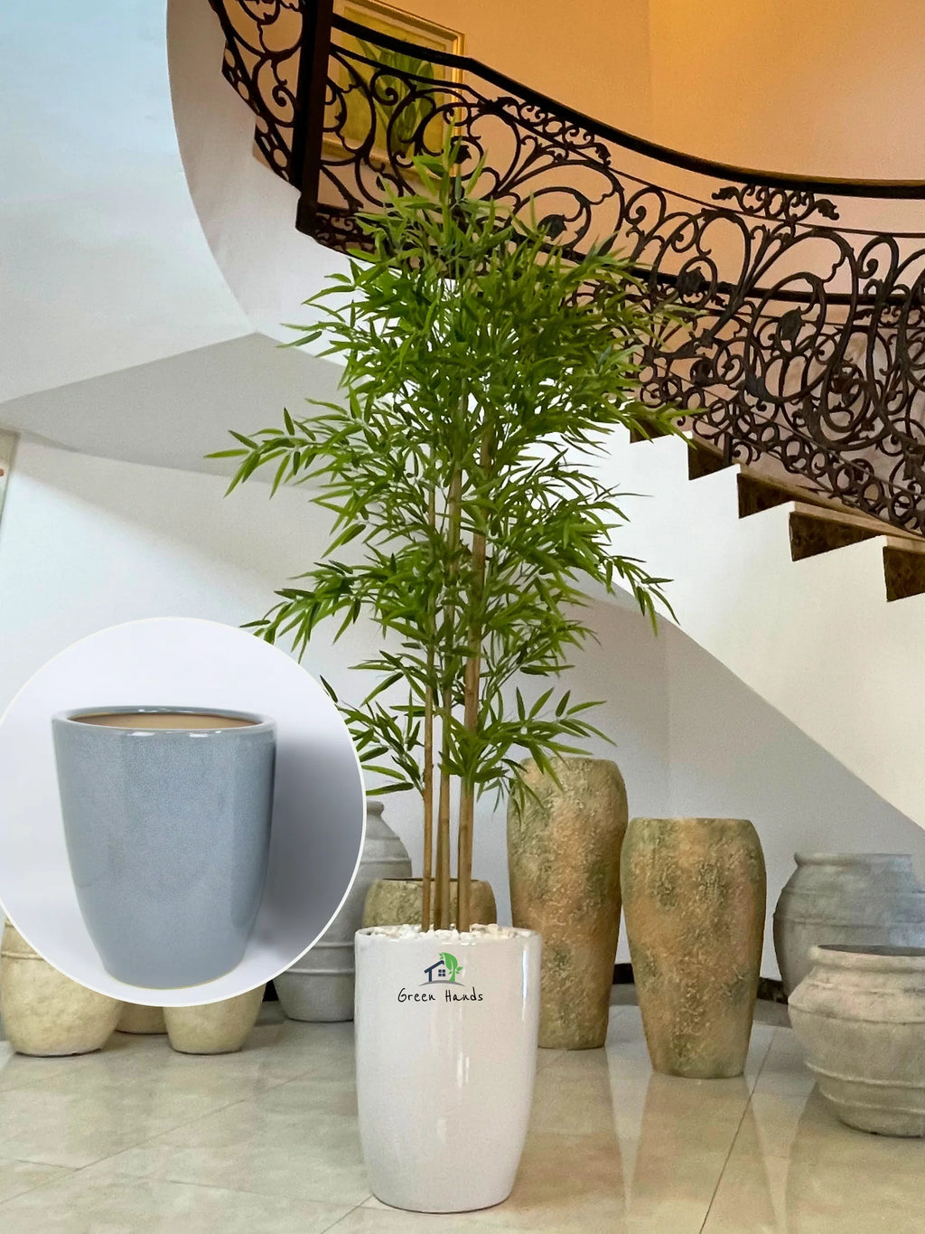 Artificial-Bamboo-Palm-200cm-in-Grey-Ceramic-Pot