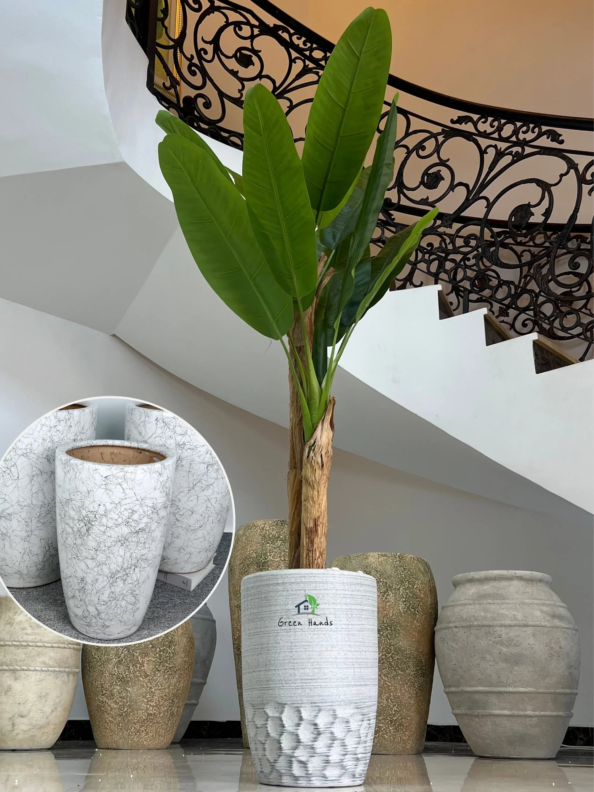 Artificial-Banana-Tree-190-cm-in-Marble-Ceramic-Pot