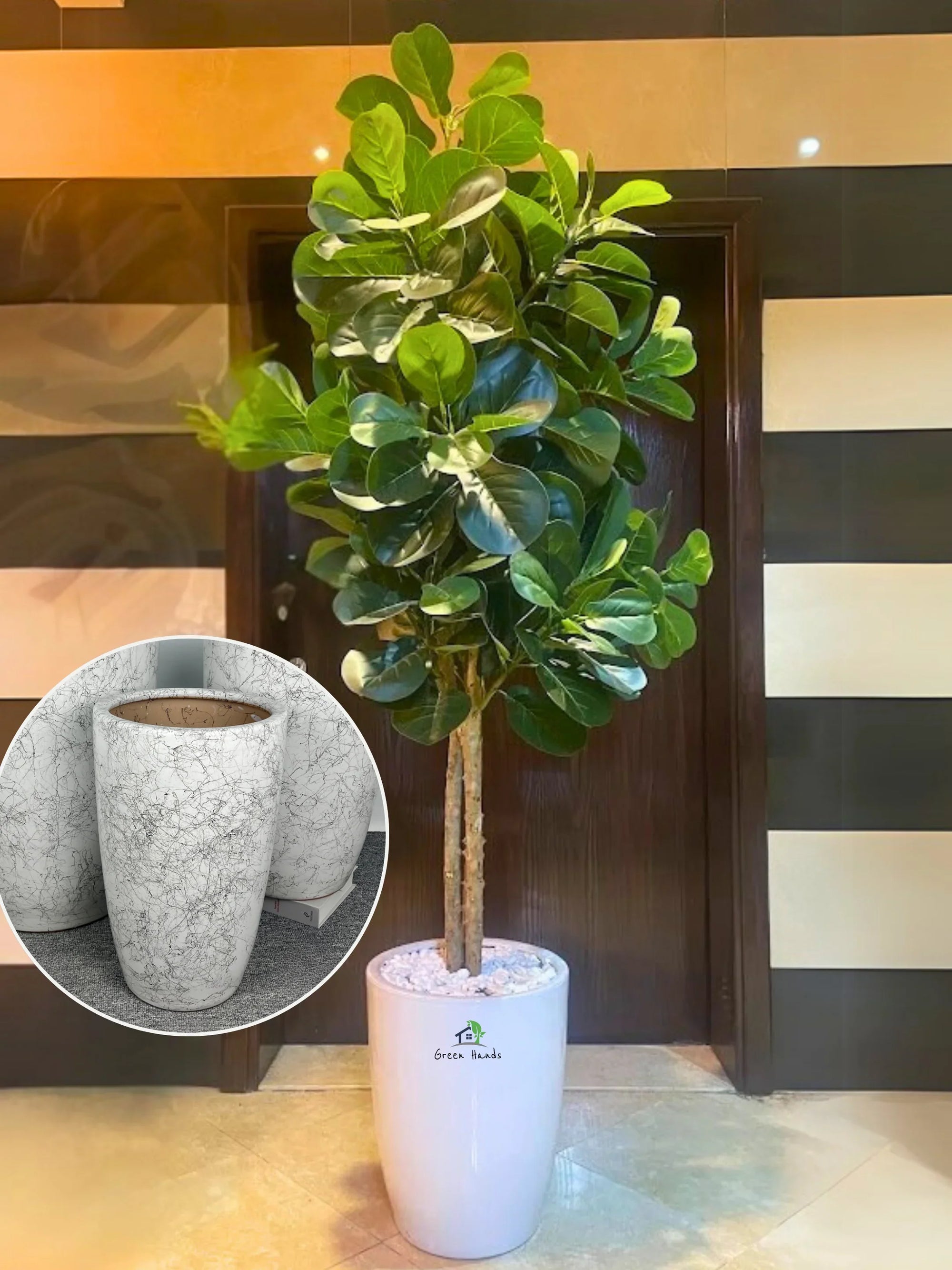 Artificial-Fiddle-Tree-220cm-in-Marble-Ceramic-Pot