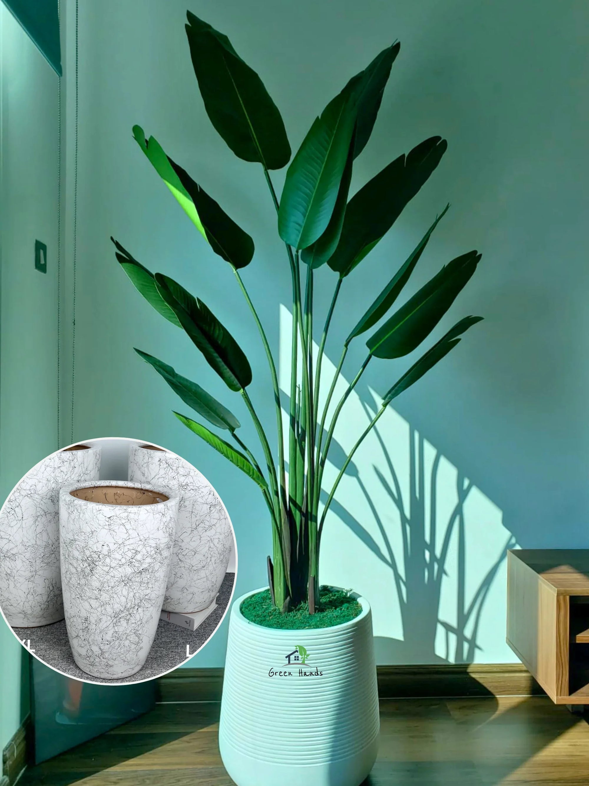 Artificial-Strelitzia-or-Bird-of-Paradise-210-cm-in-Premium-Marble-Ceramic-Pot