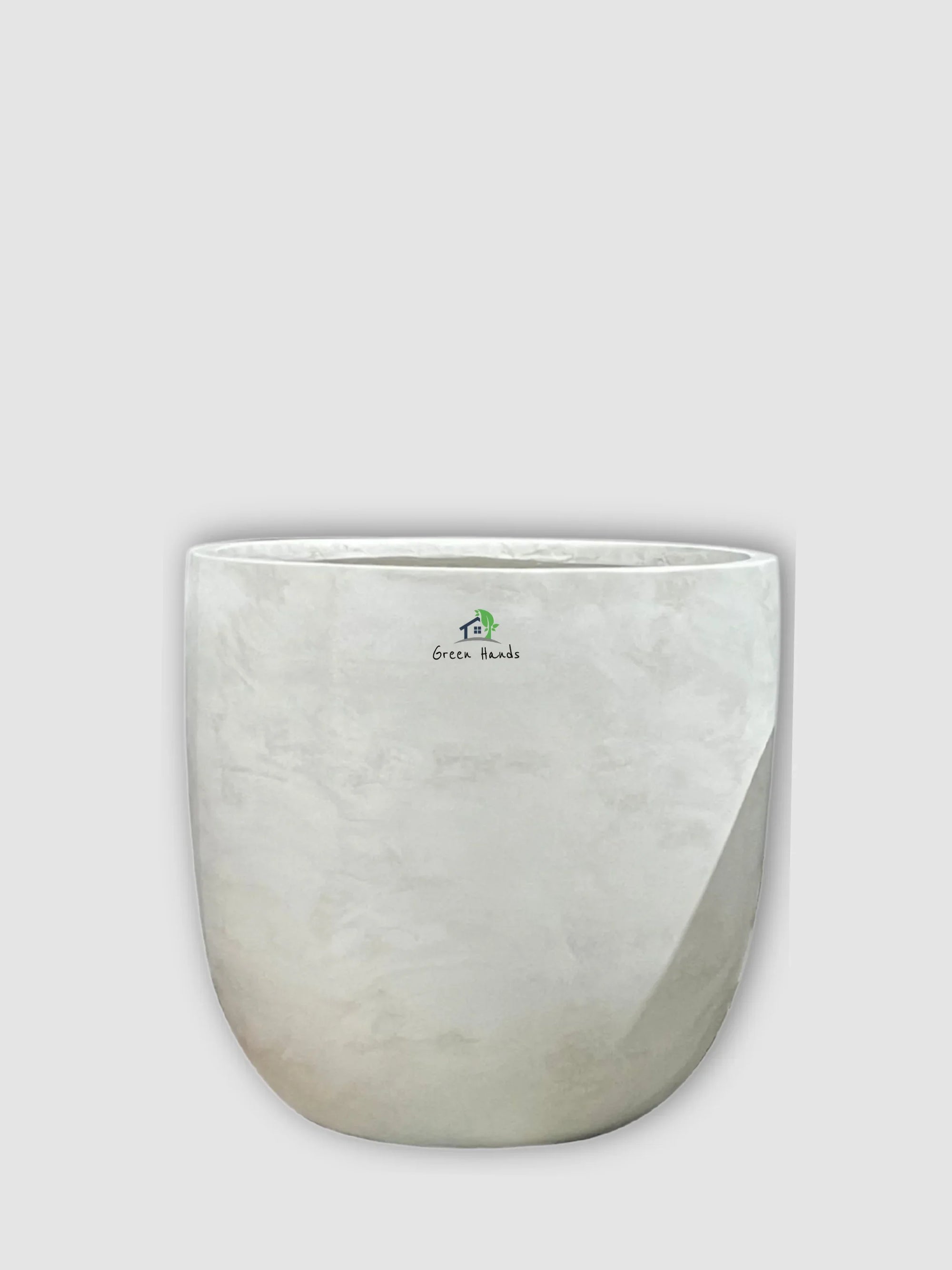 Frosted-Marble-Fiber-Planter-S