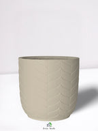 Medium Round Planter | Majestic Flora Fiber Pot | Premium Plant Pot UAE