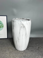 Premium Grey Ceramic Pot | Tall Elegance | Luxury Décor UAE