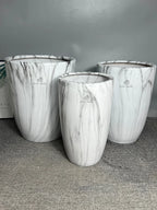 Premium Grey Ceramic Pot | Tall Elegance | Luxury Décor UAE