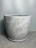 Premium-Egyptian-Marble-Grey-Short-Ceramic-Pot-L