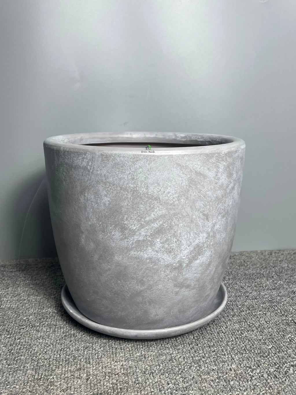 Premium-Egyptian-Marble-Grey-Short-Ceramic-Pot-M