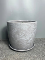 Premium-Egyptian-Marble-Grey-Short-Ceramic-Pot-M