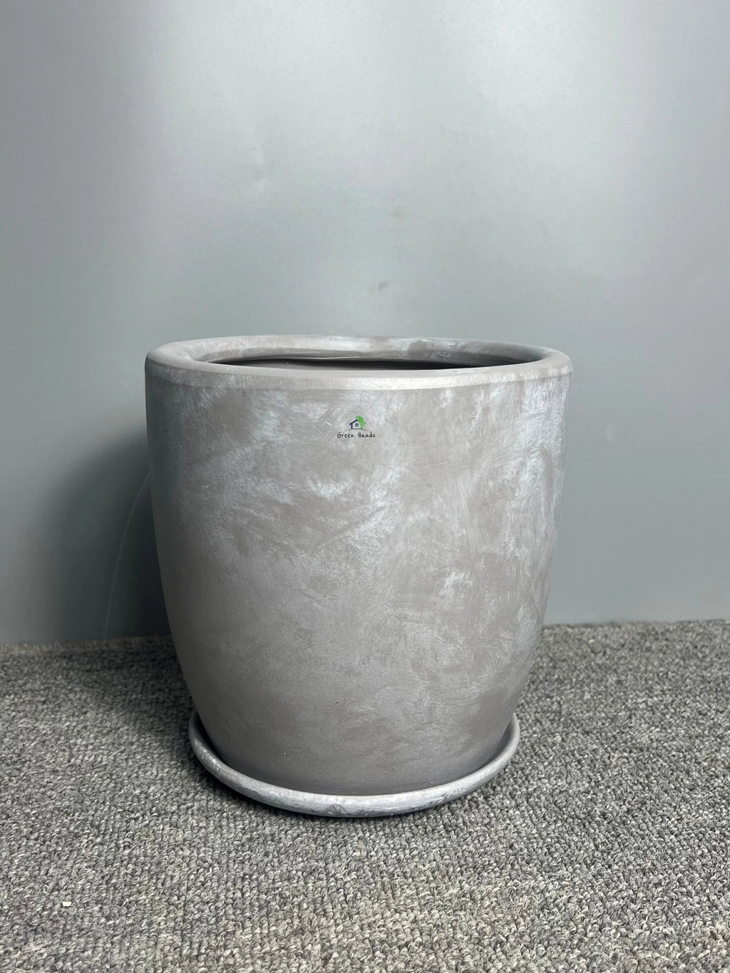 Premium-Egyptian-Marble-Grey-Short-Ceramic-Pot-S