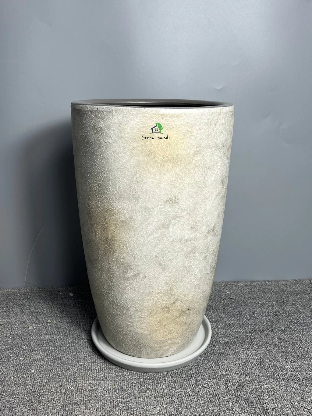 Premium-Egyptian-Marble-Soft-Grey-Ceramic-Pot-M