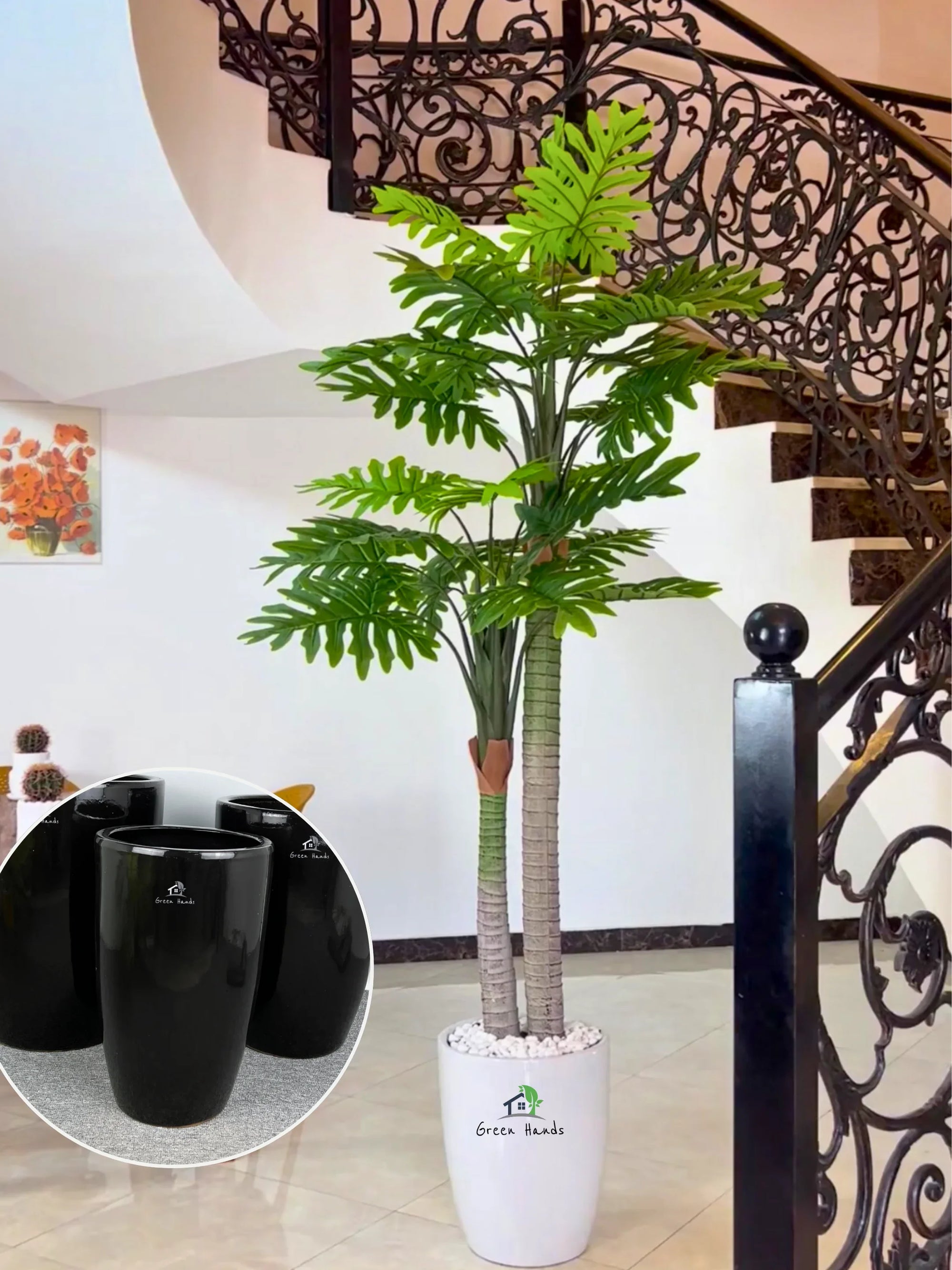 Premium-Potted-3XL-Artificial-Philodendron-Twin-Palm-in-Black-Ceramic-Pot_2