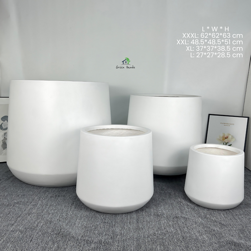 2XL Round Planter | Colosseum Grandeur Fiber Pot | Elite Plant Pot UAE
