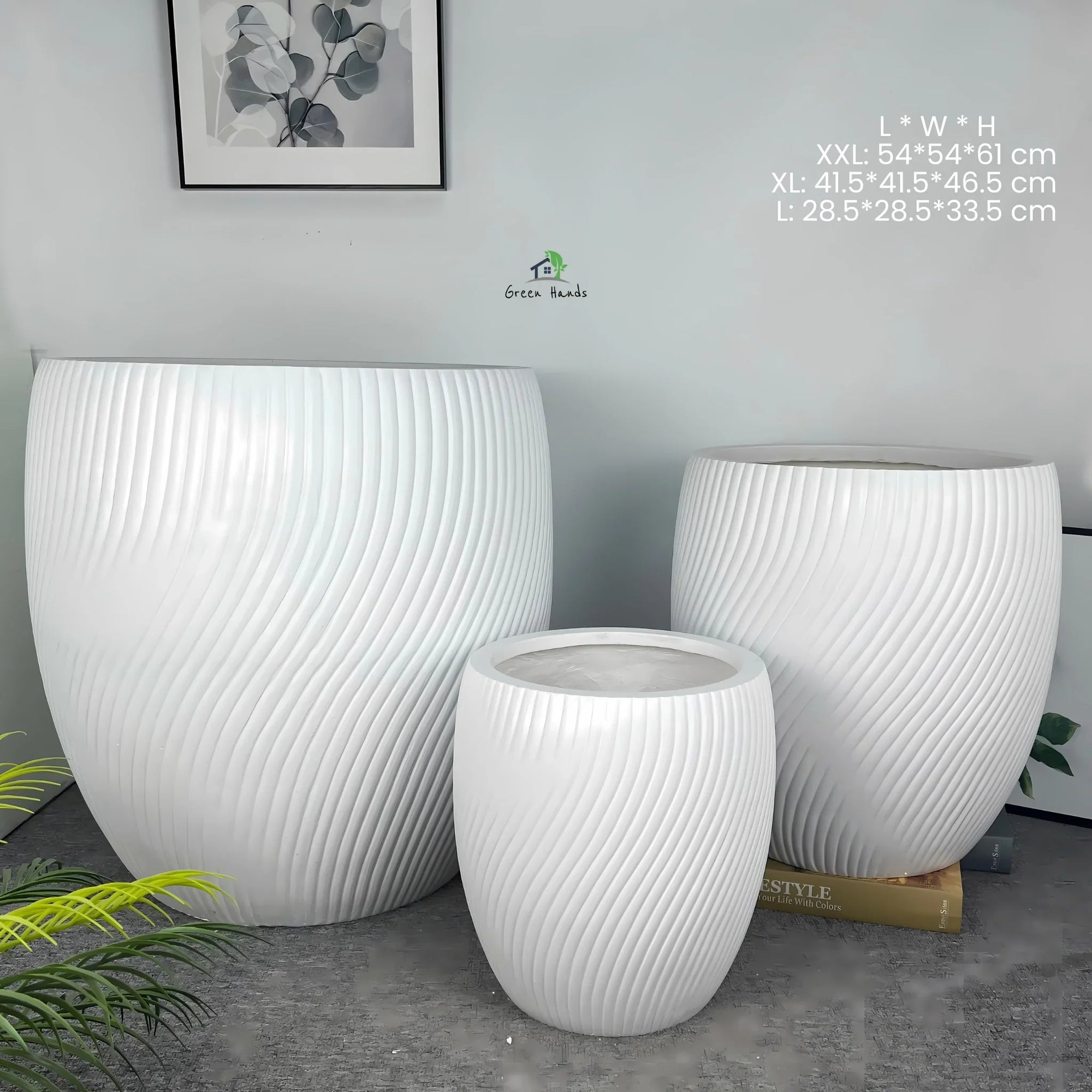 3XL Planter | Twilight Mirage Fiber Pot | Luxury Plant Pot UAE