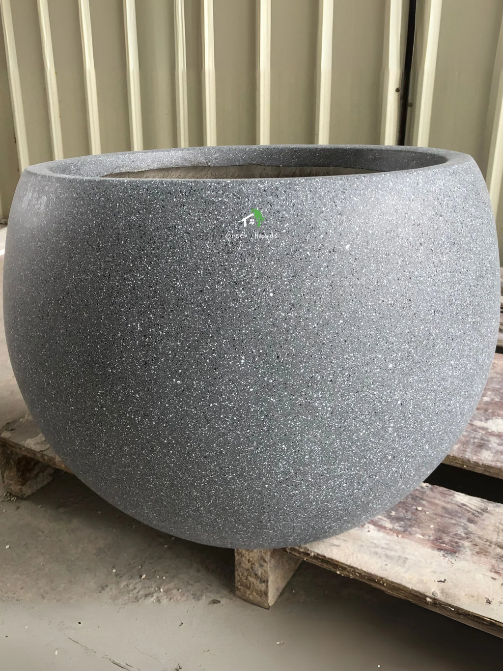 Stellar-Globe-Planters-Stone-Grey-XL